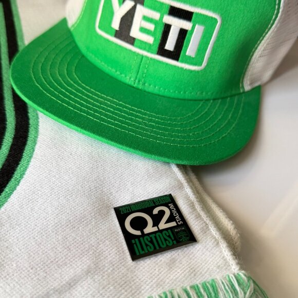 Austin FC 2021 Inaugural Supporter Bundle Scarf Hat Pin MLS Collectible Set - Picture 11 of 12